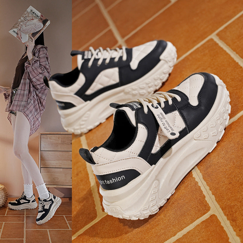 Damen Chunky Sneakers mit modernem Obermaterial und robustem Profil R&B