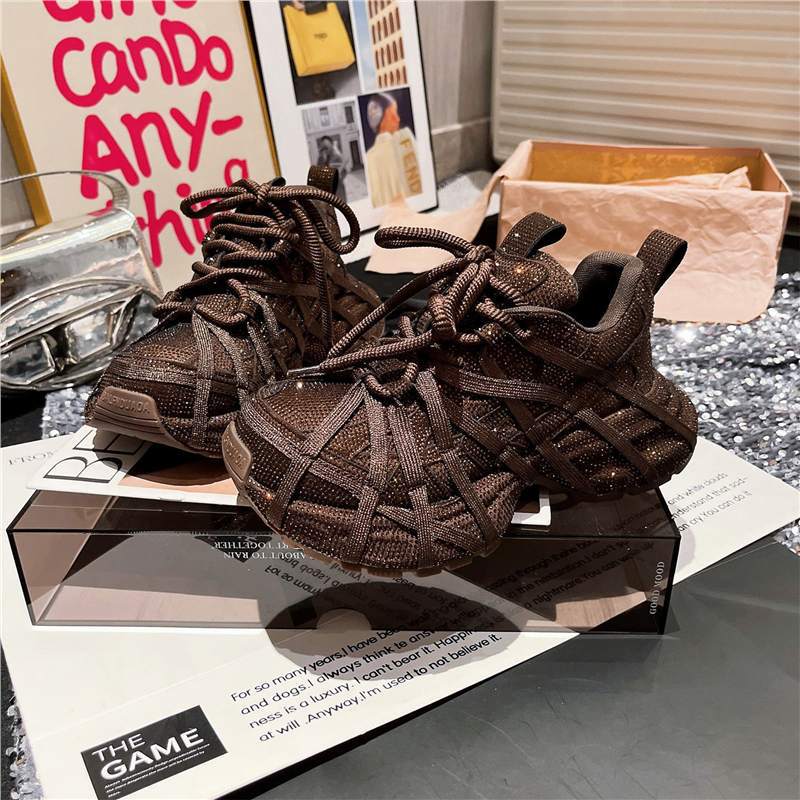 Damen modische Sneakers mit innovativem Textil-Design R&B
