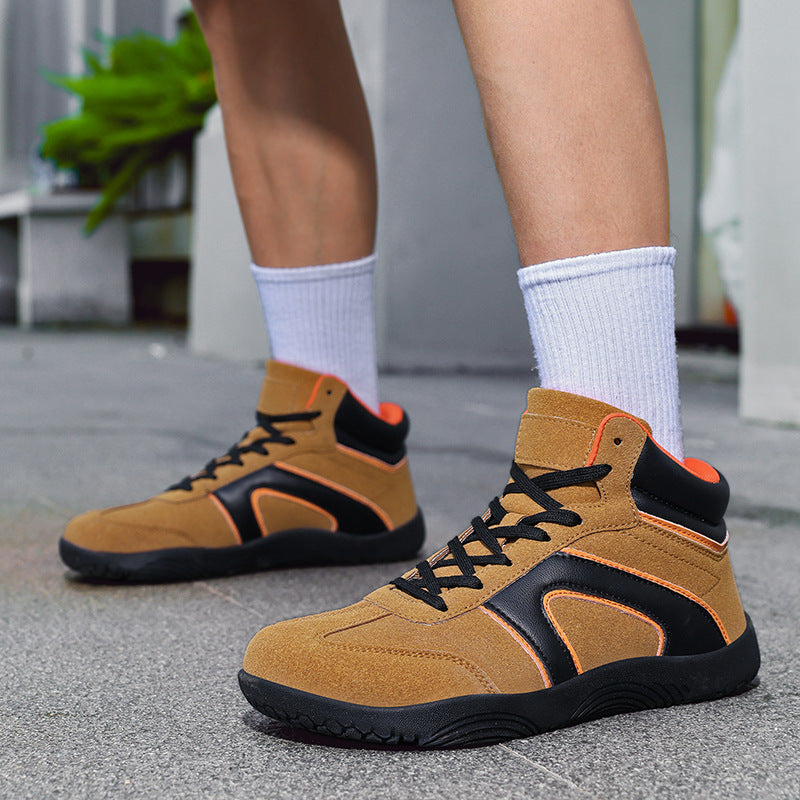 Damen Sportliche High-Top Sneaker mit strapazierfähigem Obermaterial und rutschfester Sohle