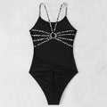 Damen Einteiler-Badeanzug mit raffinierten Schnittdetails R&B