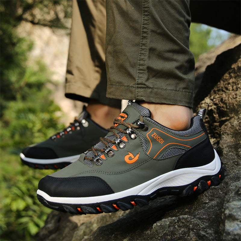 Damen Sportliche Trail-Sport-Sneaker mit rutschfester Sohle und atmungsaktiven Mesh-Einsätzen R&B