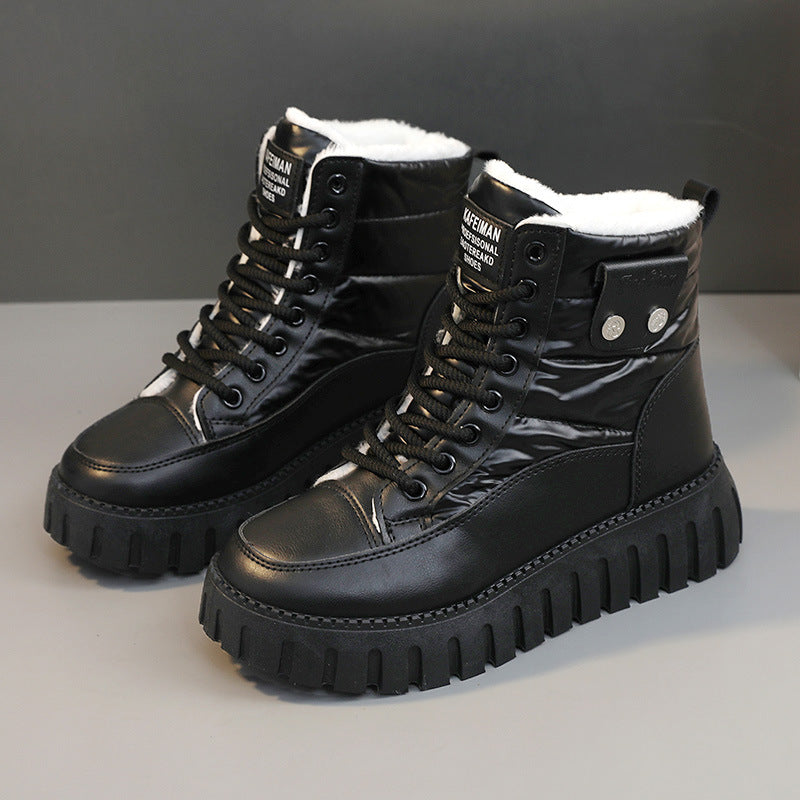 Damen modische Winterstiefel mit temperaturisolierendem Innenfutter und rutschfester Sohle R&B
