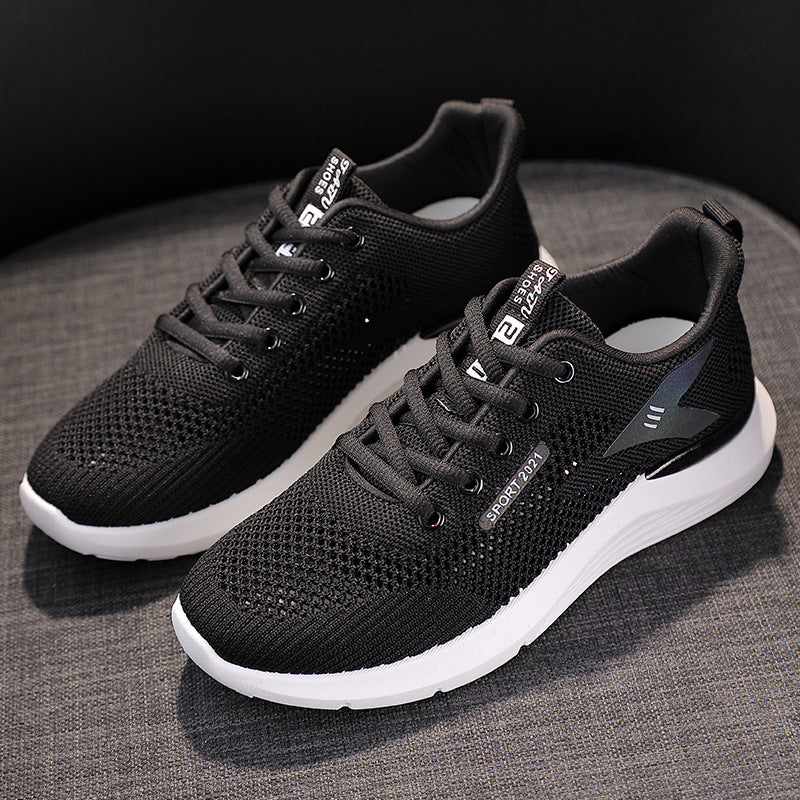 Damen Sportliche Sneakers mit atmungsaktivem Netzdesign und dämpfender Laufsohle R&B