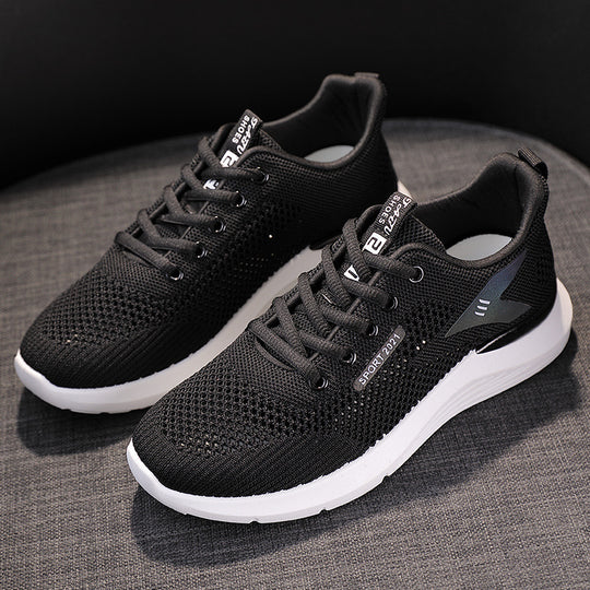 Damen Sportliche Sneakers mit atmungsaktivem Netzdesign und dämpfender Laufsohle R&B