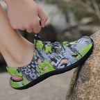 Damen Bequeme und rutschfeste Outdoor-Sandalen mit elastischem Schnürsystem
