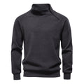 Herren Pullover mit hohem Kragen und praktischem Reißverschluss