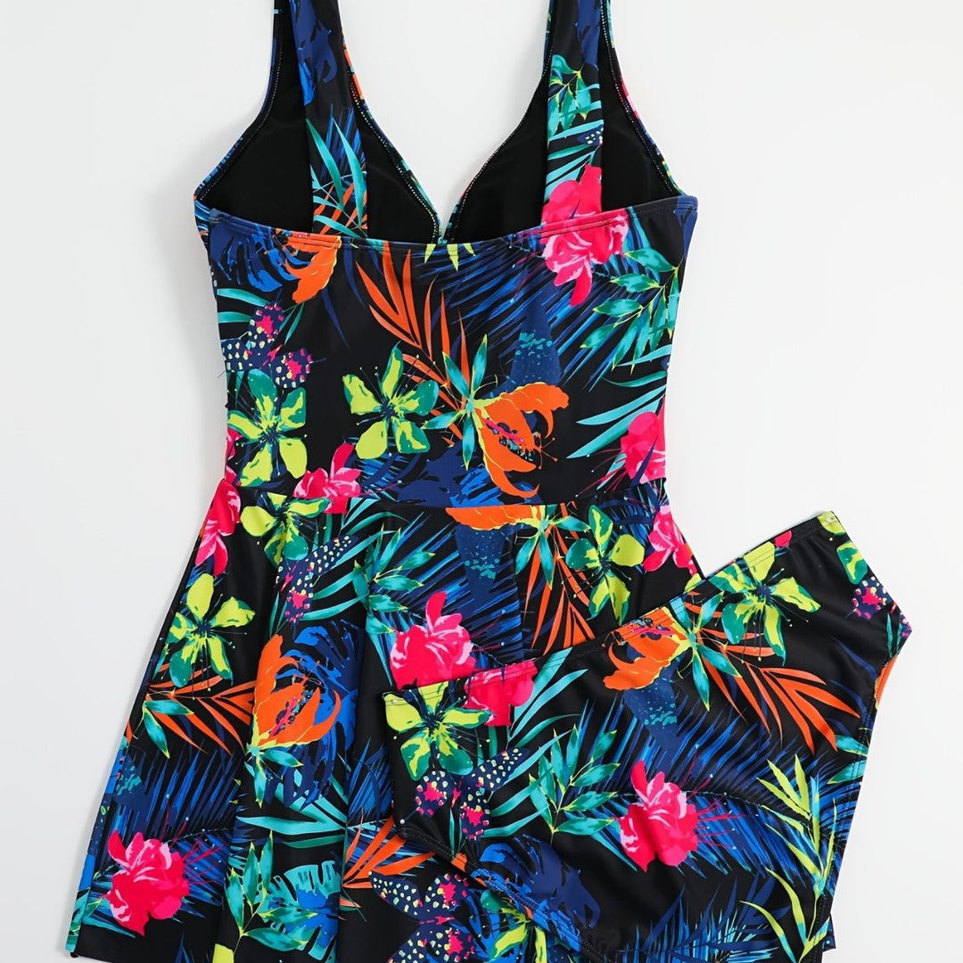 Damen Schwimmanzug mit elegantem Wickeldesign R&B