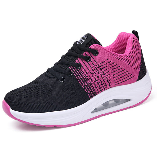 Damen Sportliche Dämpfungssneakers mit atmungsaktivem Obermaterial und rutschfester Sohle R&B