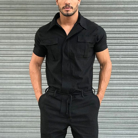 Damen Utility Overall mit praktischen Taschen und Gürteldesign R&B