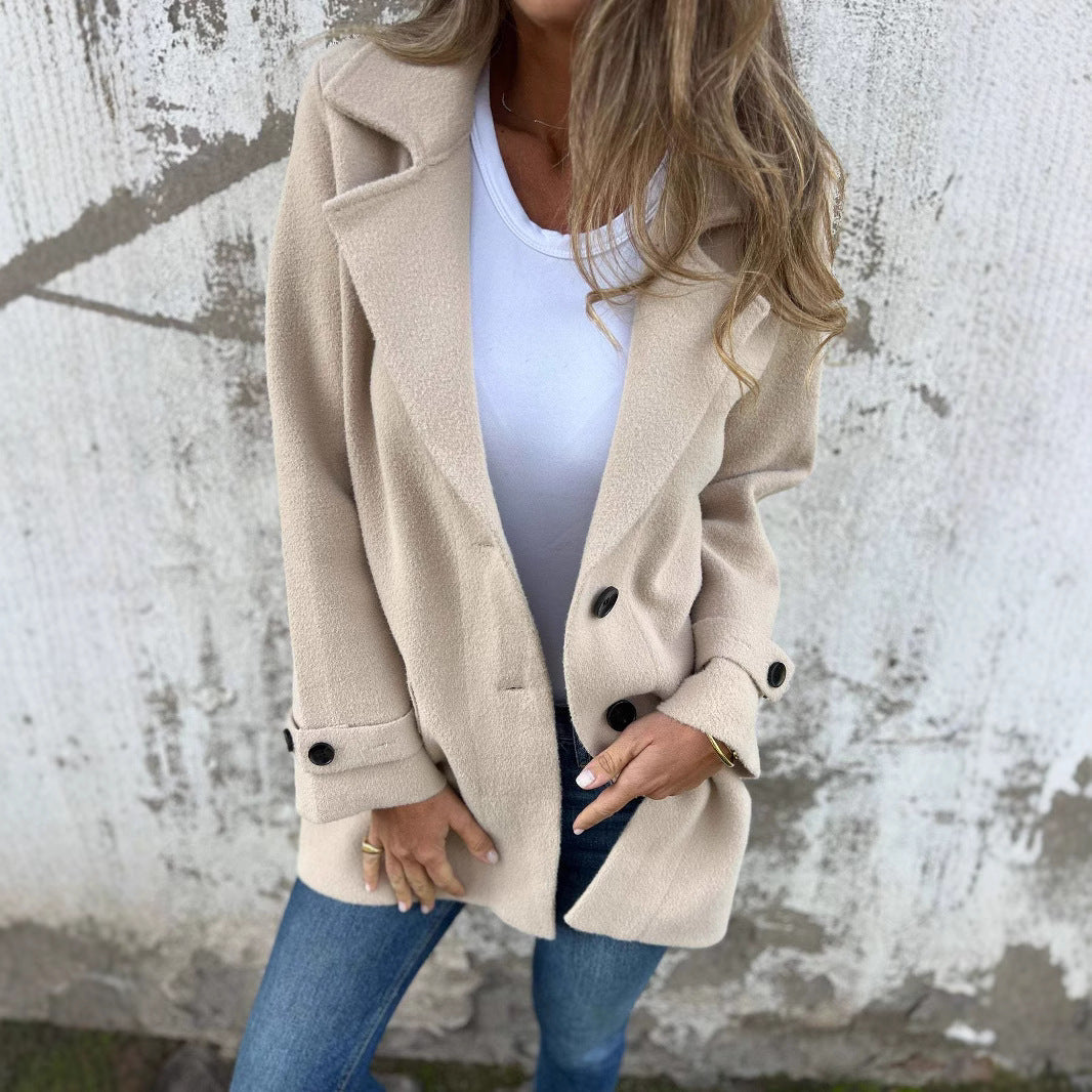 Damen modische Oversized-Manteljacke R&B