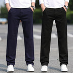 Herren Chinos mit schmalem Schnitt und elastischem Bund