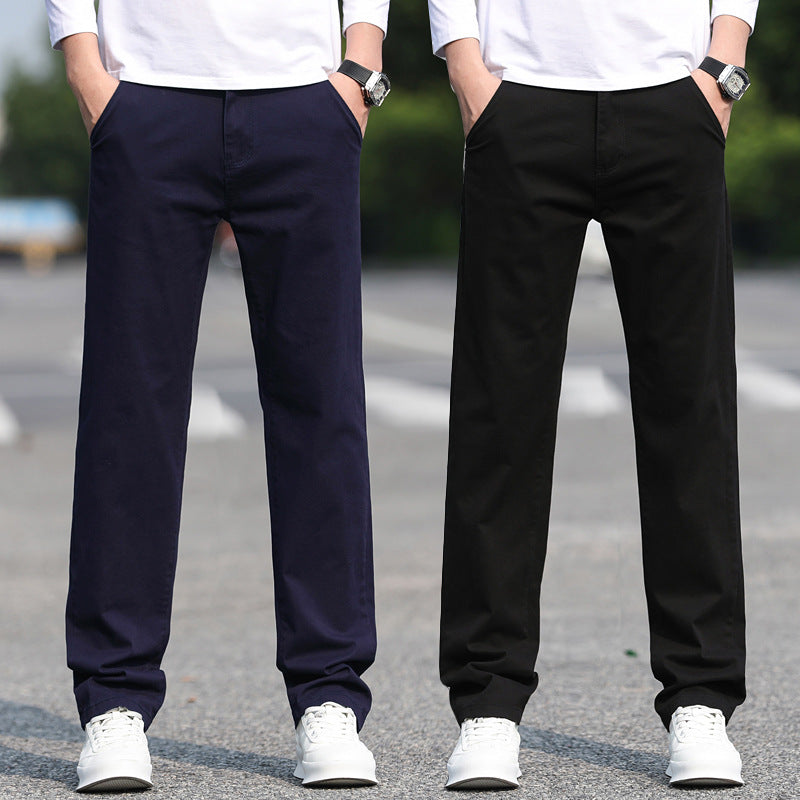 Herren Chinos mit schmalem Schnitt und elastischem Bund
