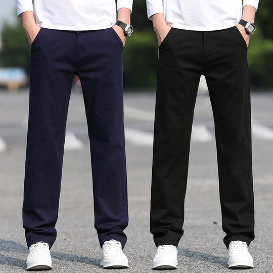 Herren Chinos mit schmalem Schnitt und elastischem Bund R&B
