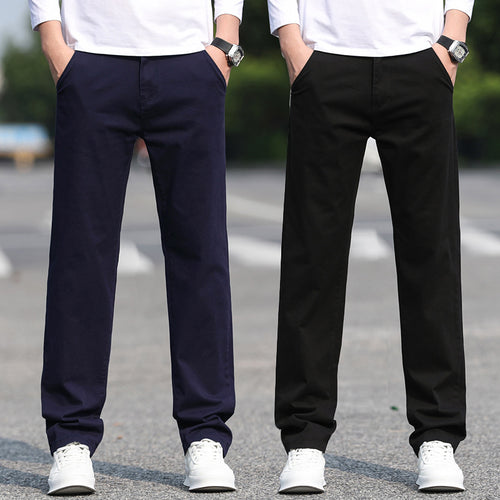 Herren Chinos mit schmalem Schnitt und elastischem Bund R&B