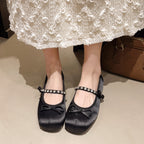 Damen Ballerinas mit dekorativem Riemchen und funkelnden Akzenten R&B