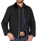 Herren rustikale Utility-Jacke mit praktischen Taschen R&B