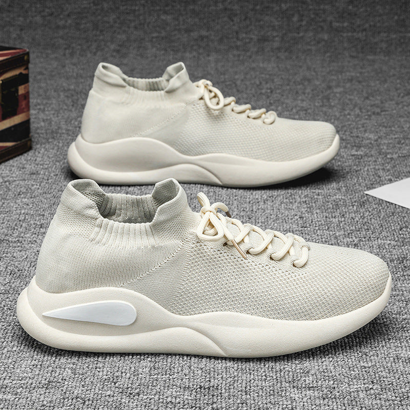 Damen Komfortable Strick-Sneaker mit atmungsaktiver Mesh-Oberfläche