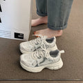 Damen sportive Sneakers mit atmungsaktiver Mesh-Oberfläche und weicher Dämpfung R&B