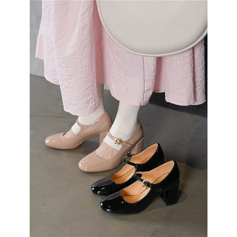 Damen elegante Pumps mit verstellbarem Riemchen R&B