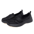 Damen Atmungsaktive Slip-On Sneakers mit praktischem Klettverschluss R&B