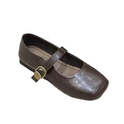 Damen Mary Jane Schuhe mit verstellbarem Riemen und eleganter Schnalle R&B