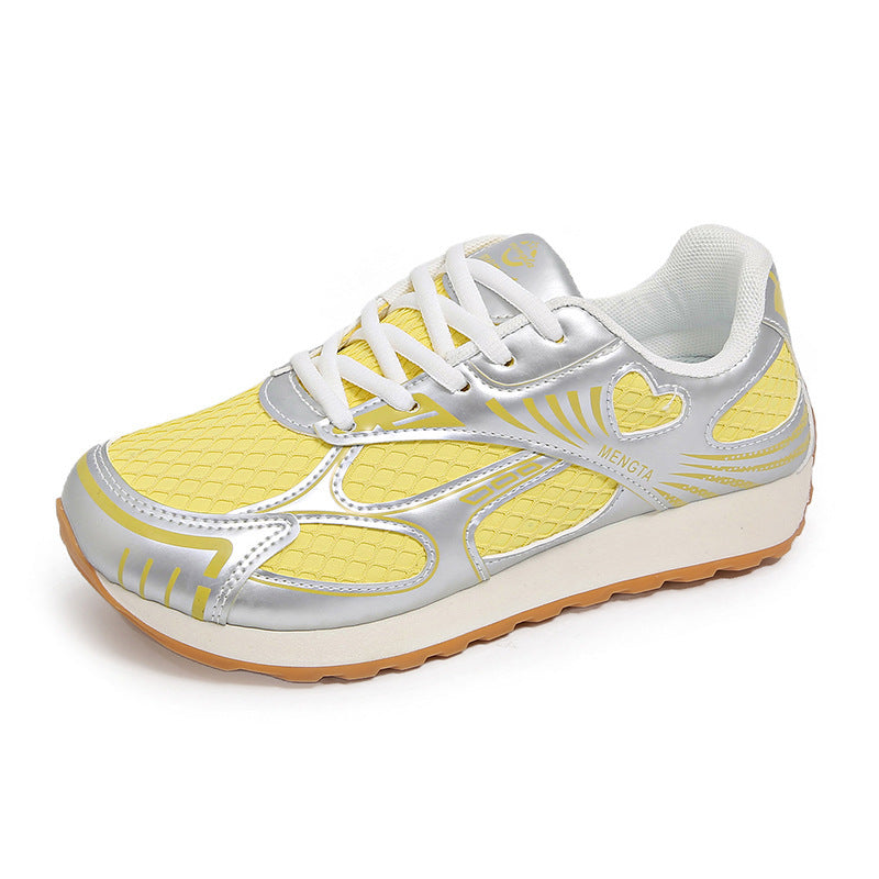 Damen Sportliche Sneakers mit atmungsaktivem Netzoberteil und flexibler Laufsohle R&B