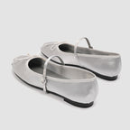 Damen Ballerinas mit verstellbarem Riemen und zierlichem Schleifendetail R&B