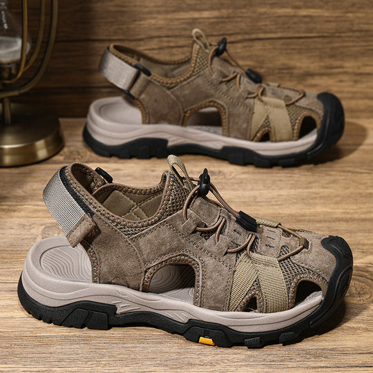 Damen Sportliche Trekking-Sandalen mit rutschfester Sohle und atmungsaktivem Design R&B