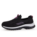 Damen Komfortable Slip-On Sneakers mit flexiblem Strickoberteil R&B