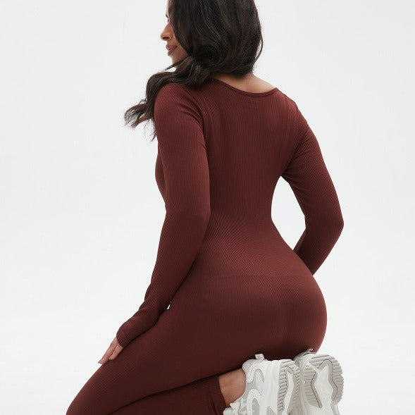 Damen Figurumspielender Jumpsuit R&B