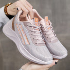 Damen Atmungsaktive Sport Sneakers mit flexiblem Strickdesign R&B