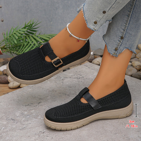 Damen atmungsaktive Schnürschuhe mit sportlichem Design und komfortablem Fußbett R&B