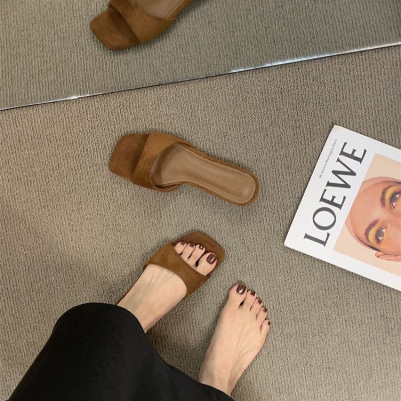 Damen elegante Mules mit modernem Design R&B