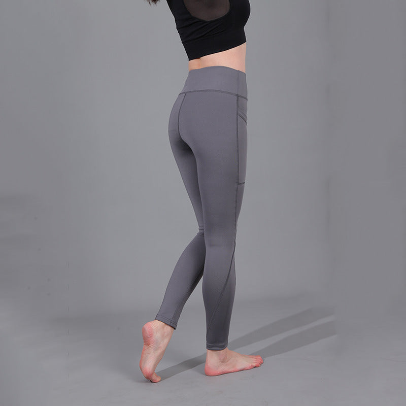 Damen Hochleistungs-Leggings mit praktischen Seitentaschen R&B