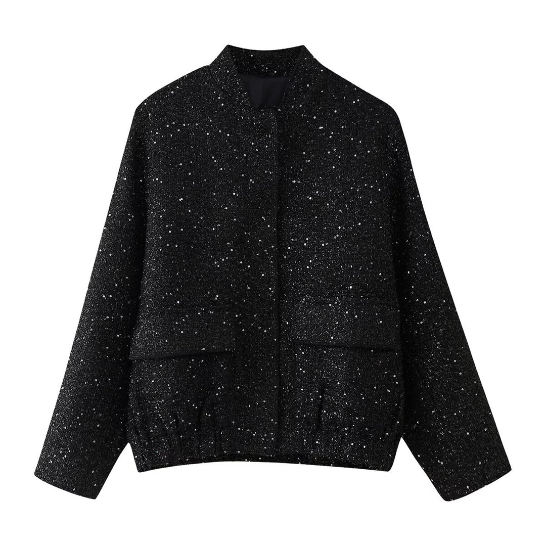 Damen Utility-Jacke mit elastischem Bund und aufgesetzten Taschen R&B