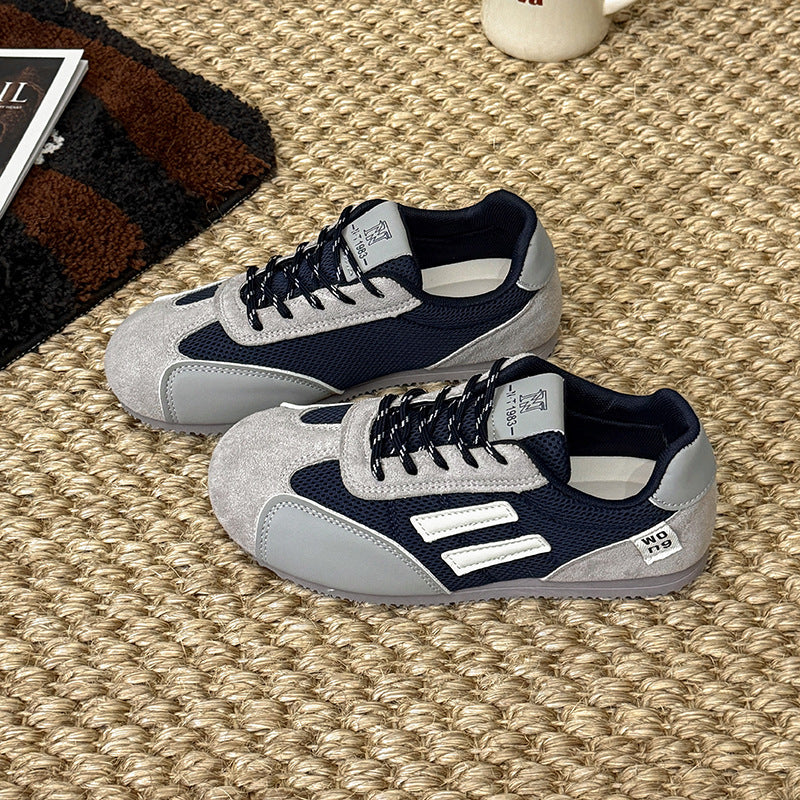 Damen sportliche Sneaker mit atmungsaktiver Mesh-Oberfläche und flexibler Sohle R&B
