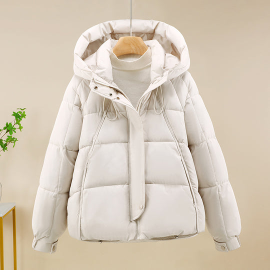 Damen hochwertige wattierte Funktionsjacke mit Kapuze und isolierenden Einsätzen R&B