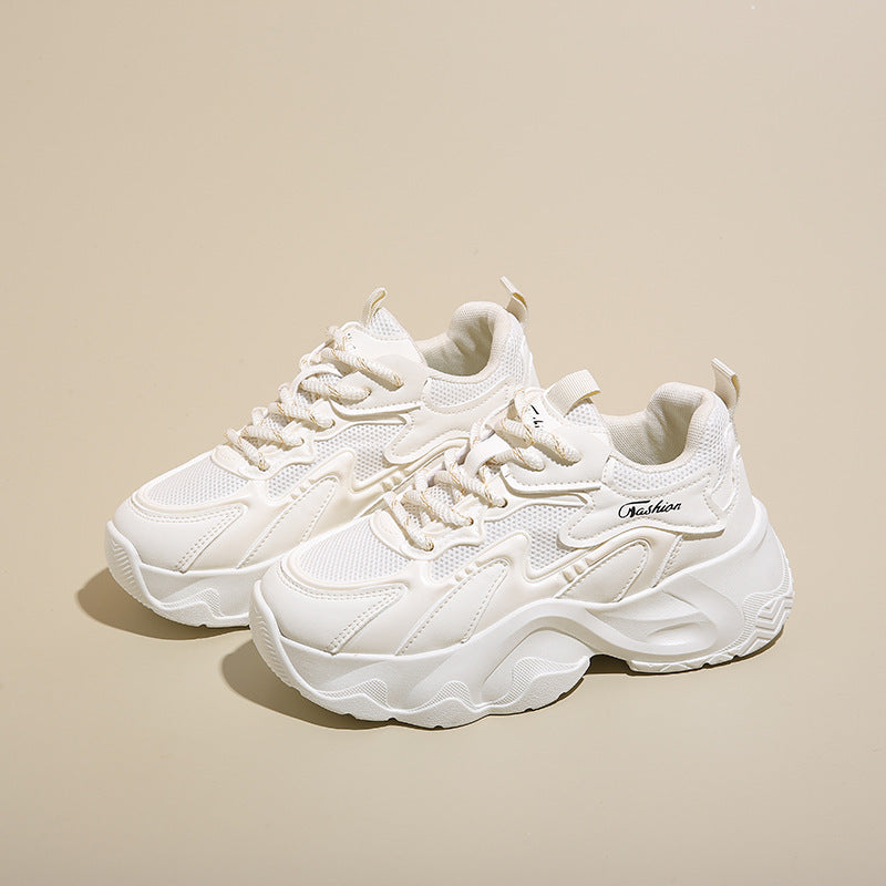 Damen Sportliche Chunky Sneakers mit atmungsaktivem Obermaterial und stabiler Sohle R&B