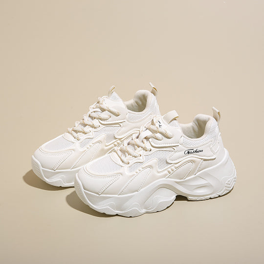 Damen Sportliche Chunky Sneakers mit atmungsaktivem Obermaterial und stabiler Sohle R&B