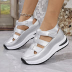 Damen Sportliche Sandalensneaker mit atmungsaktiver Oberflächenstruktur und flexiblem Komfortfutter R&B