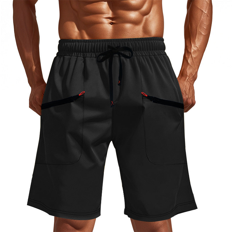 Herren Sportliche Shorts mit vielseitigen Taschen und elastischem Bund R&B