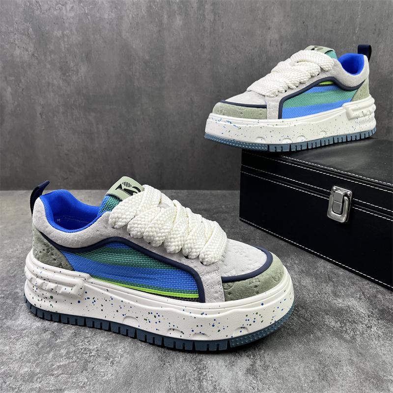 Damen Sportliche Sneakers mit modischem Mehrfarbendesign und flexibler Plattformsohle R&B
