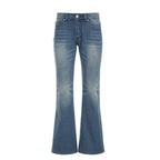 Damen Flared Jeans mit hohem Bund und distressed Design R&B
