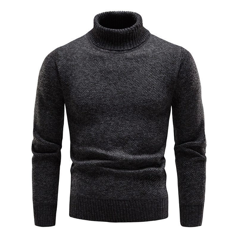 Herren Rollkragenpullover aus hochwertiger Wolle R&B