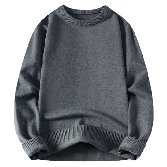 Damen bequemer und eleganter Rundhalsausschnitt Pullover R&B