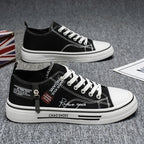 Damen lässige Sneakers aus strapazierfähigem Canvas mit modernem Design