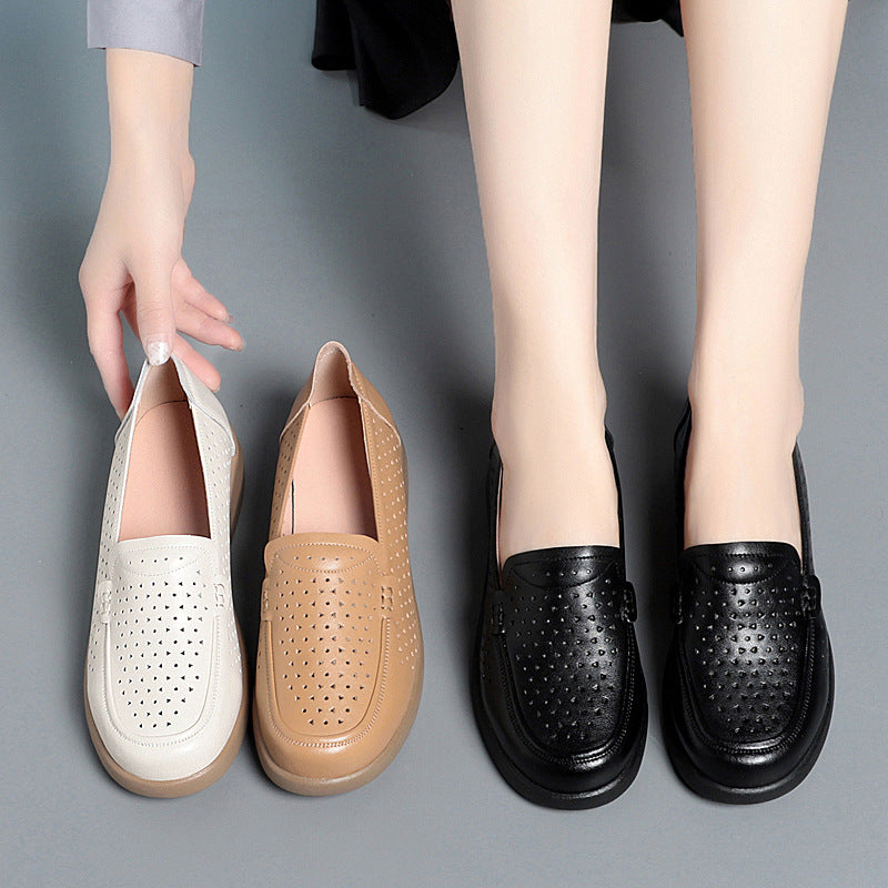Damen Mokassins mit luftiger Perforation und gemütlichem Fußbett R&B