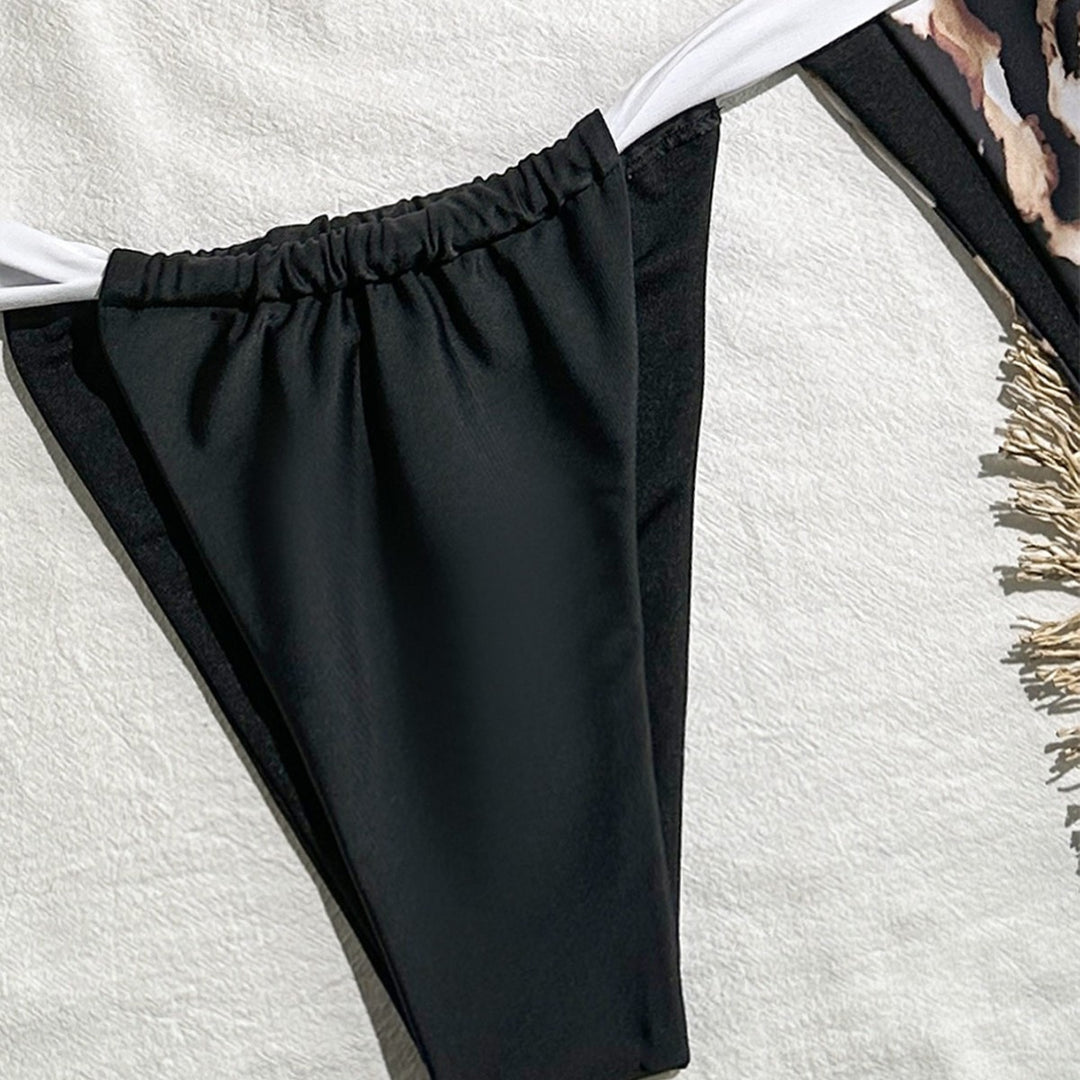Damen Bikini-Set mit romantischem Schleifen-Design und raffinierten Trägern R&B