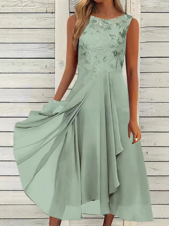 R&B | Damen Elegantes Sommerkleid Leicht & Feminin Geschnitten
