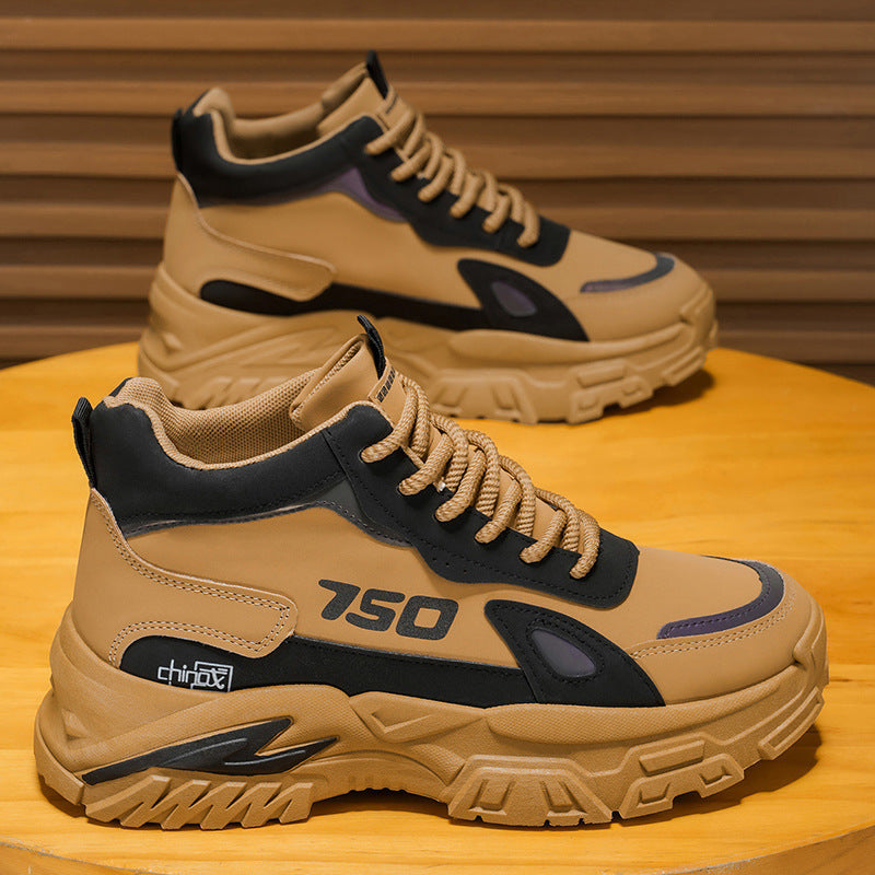 Herren Sportliche Chunky Sneakers mit rutschfester Sohle und verstärktem Knöchel R&B